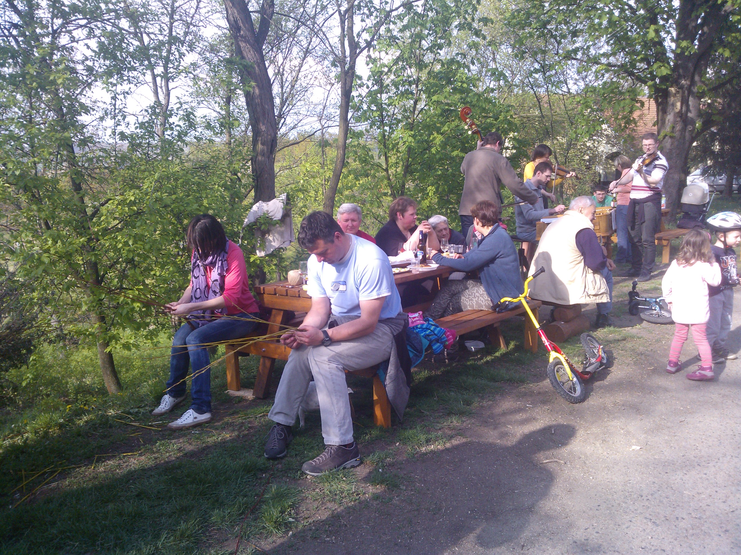 Posezení v přírodě